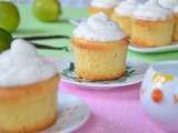 Cupcakes noix de coco vanille et citron vert