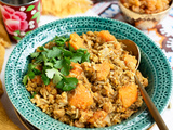 Dahl courge butternut coco et riz