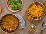 Dahl de lentilles et pois cassés