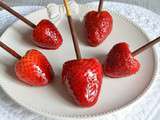 Fraises d’amour sur piques Mikado {cadeau inside}