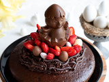 Gâteau de Pâques chocolat ig bas