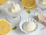 Glace au citron sans sorbetière