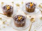 Mousse chocolat Cointreau orange confite