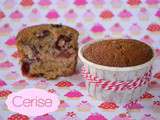 Muffins aux cerises