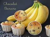 Muffins buttermilk chocolat banane