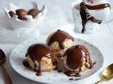 Profiteroles marron chocolat