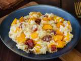 Risotto potiron chorizo