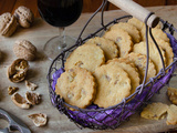 Sablés cheddar et noix pour l’apéritif