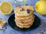 Sablés citron lavande et amandes