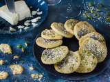 Sablés parmesan amandes et pistaches