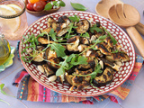 Salade aubergines miel feta