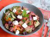 Salade de quinoa aux herbes et à la feta