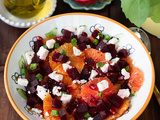 Salade orange betterave et feta