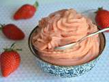 Sorbet fraise pomme rhubarbe