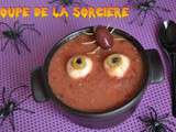 Soupe de la sorcière Halloween {tomates haricots rouges}