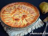 Tarte amandine aux poires