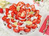 Tarte fraises coco