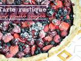 Tarte rustique aux fruits rouges