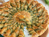 Tarte soleil à l’ail des ours