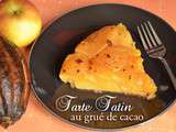 Tarte tatin au grué de cacao