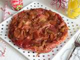 Tarte tatin de rhubarbe