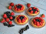 Tartelettes aux fraises et au cassis pour Culino Versions