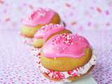 Whoopies vanille fraise - Turbigo-Gourmandises.fr