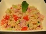 Taboulé jambon et menthe - Mint and ham tabbouleh