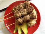 Boulettes de boeuf façon yakitori