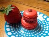 Macaron à la fraise