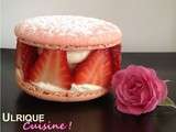 Macaron Fraise - Chantilly ou   Fraisier revisité  