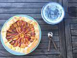 Tarte rustique abricots et nectarines