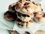 Cookies Cranberries, chocolat blanc & amandes