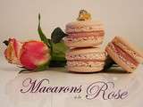 Macarons à la rose