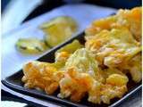 Tempura de Fleurs de Courgettes