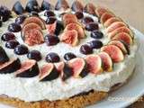 Cheesecake figues et raisins