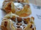 Danish pastry à la crème de marron