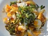 Gnudi au butternut squash, haddock, sauge et pourpier