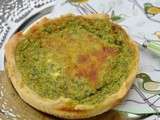 Quiche aux fanes de radis et brebis