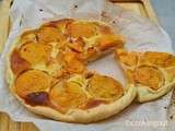 Tarte amandine aux pêches