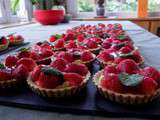 Tartelette aux fraises pour 18 printemps