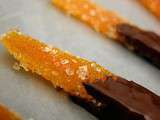 Orangettes au chocolat