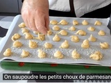 Gougères au fromage pour l'apéro