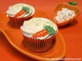 Carrot Cupcakes et Glaçage Cream Cheese