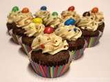 Cupcakes aux m&m's