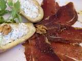 Cecina et pommes de terre farcies