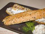 Toasts au poisson et tzatziki de fenouil