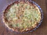 Quiche sans pâte aux crevettes et poireaux