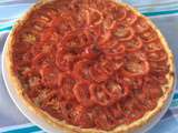 Tarte aux tomates et aux amandes