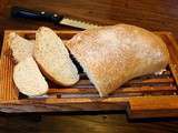 Boulange du dimanche : ciabatta